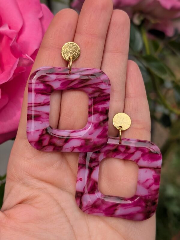 Boucle d'oreille Framboise