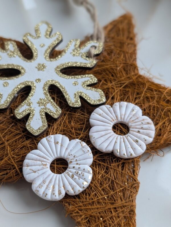 Pampille Fleur Xl blanc