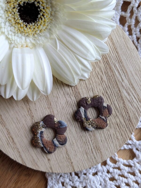 Pampille Fleur léopard mat