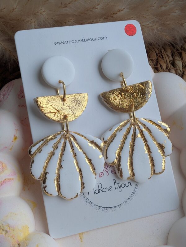 Boucle d'oreille Souffle d'or