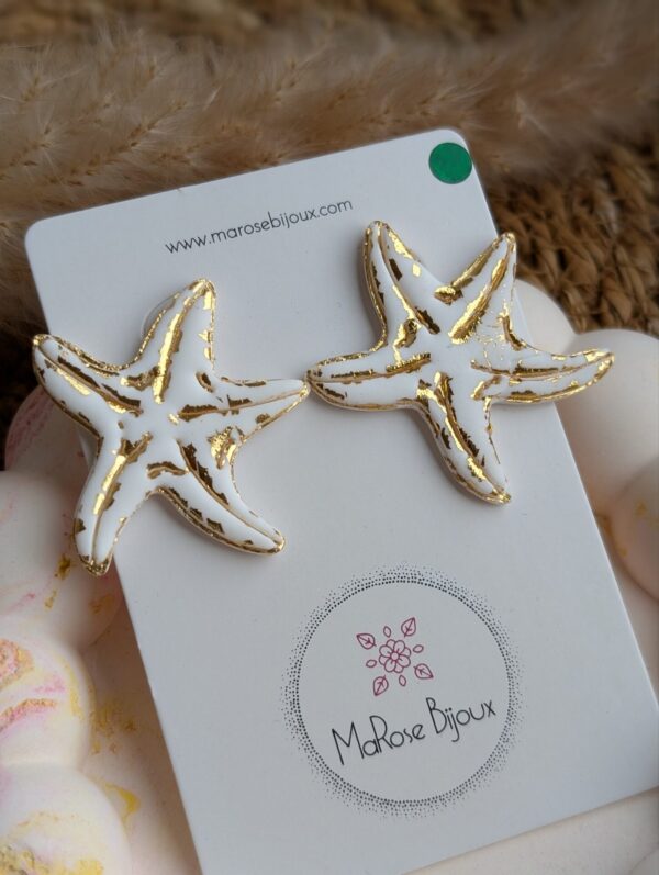 Boucle d'oreille Souffle d'or