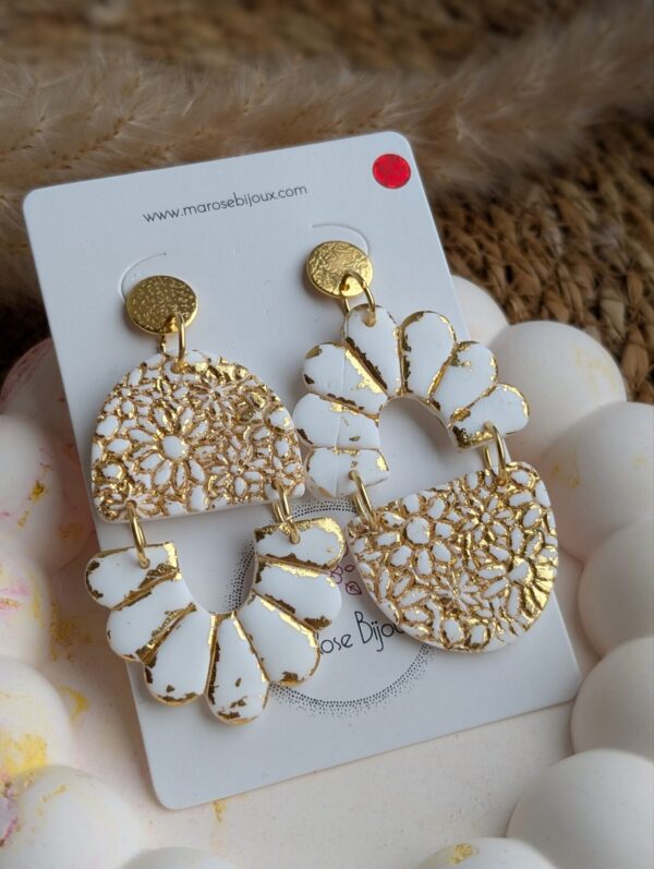 Boucle d'oreille Souffle d'or