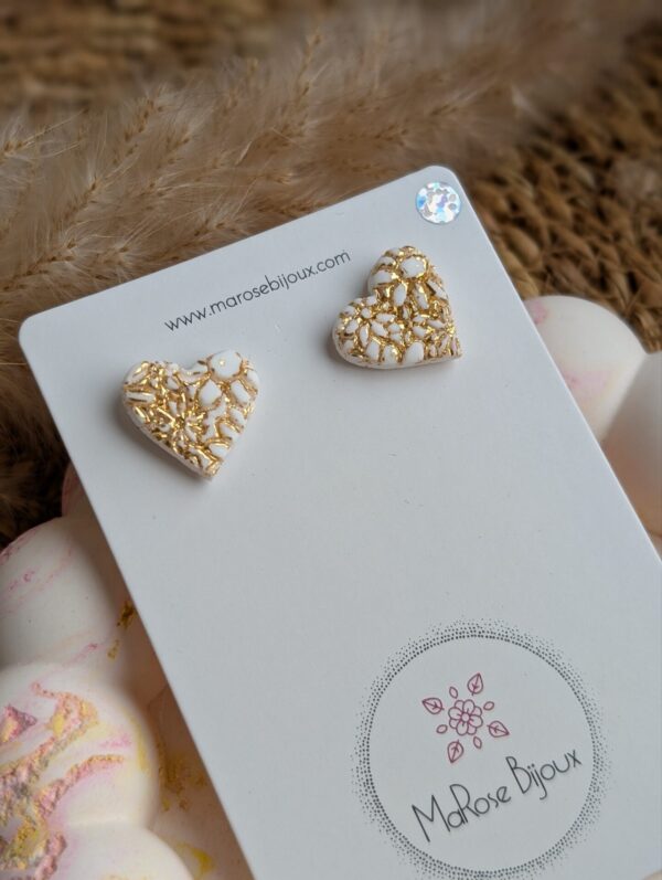 Boucle d'oreille Souffle d'or