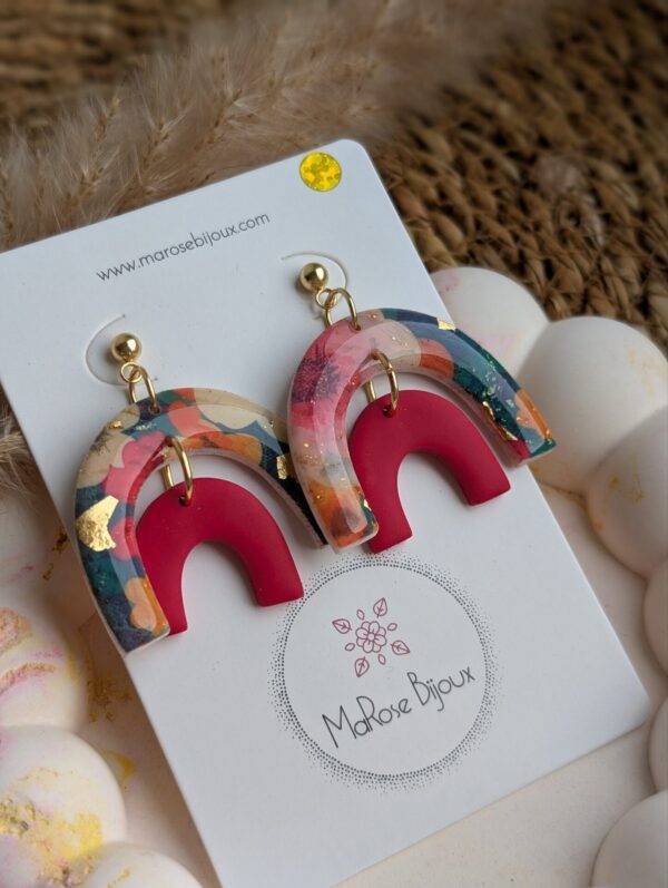 Boucle d'oreille Flora