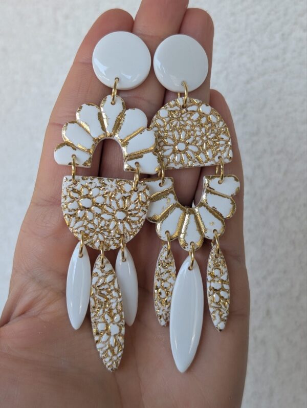 Boucle d'oreille Souffle d'or
