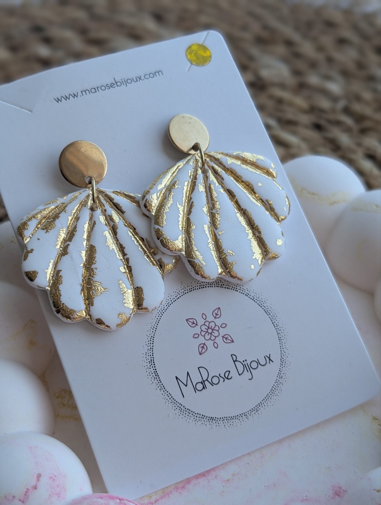 Boucle d'oreille Souffle d'or