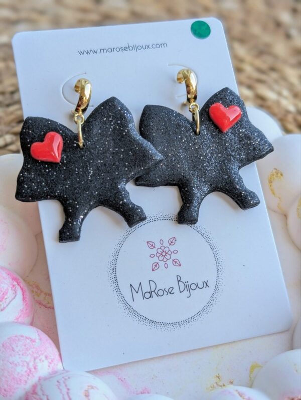 Boucles d'oreilles Coiffe alsacienne