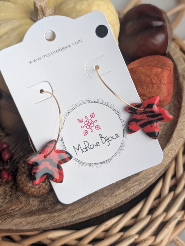 Boucles d'oreilles Automne magique