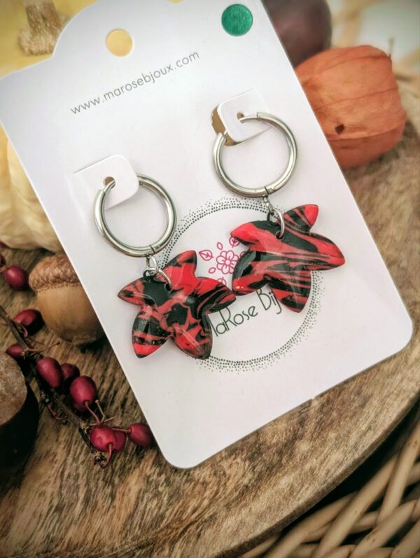 Boucles d'oreilles Automne magique