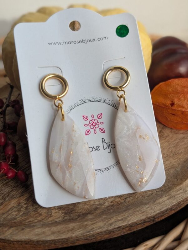 Boucles d'oreilles Pure