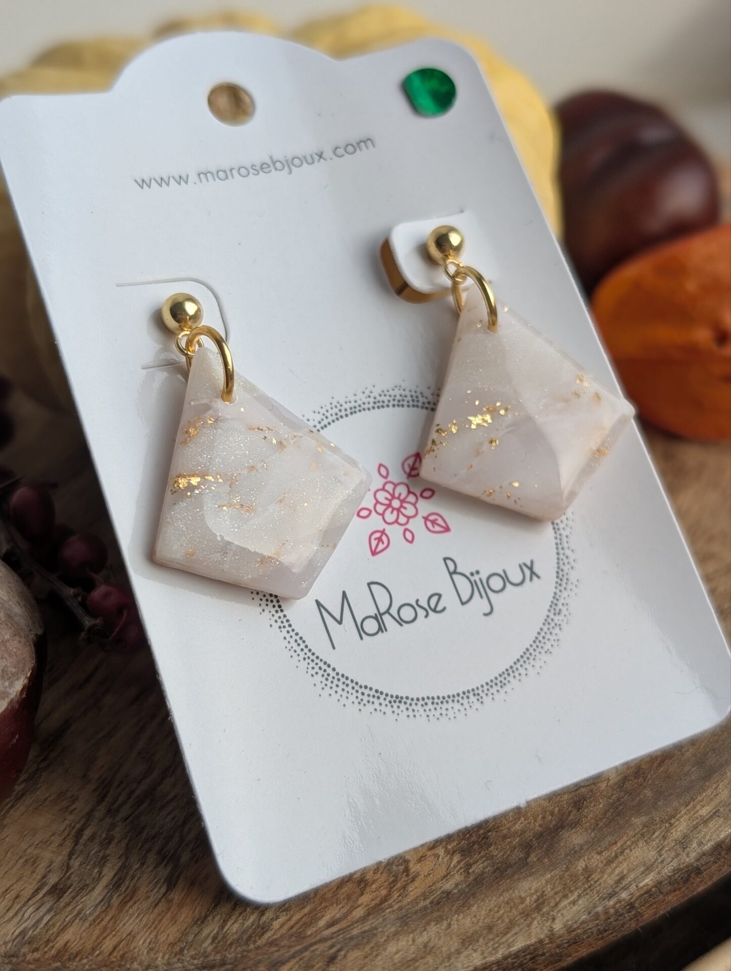 Boucles d'oreilles Pure