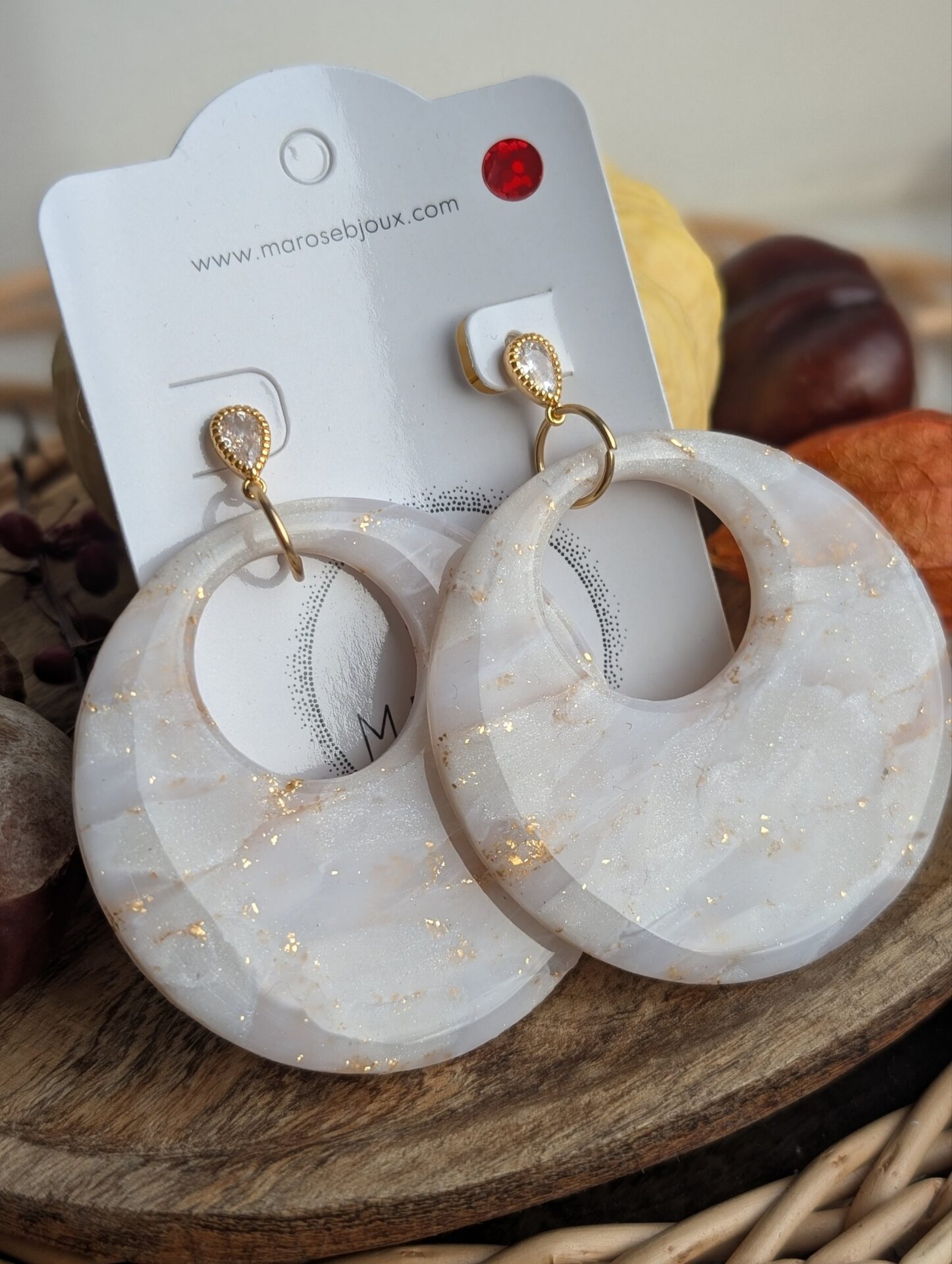 Boucles d'oreilles Pure