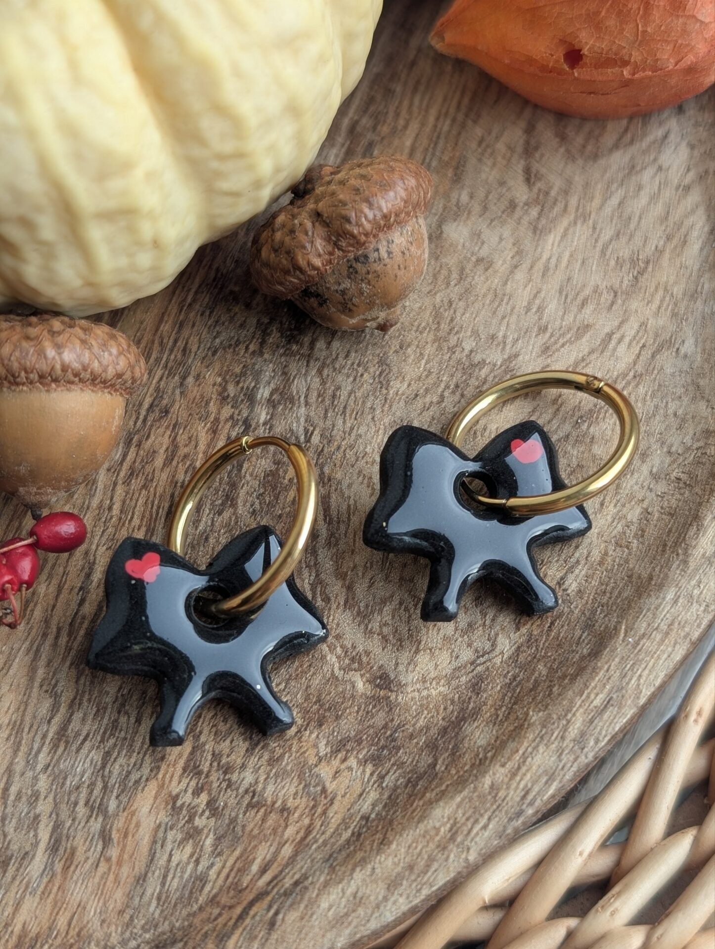 Boucles d'oreilles interchangeables Coiffe alsacienne