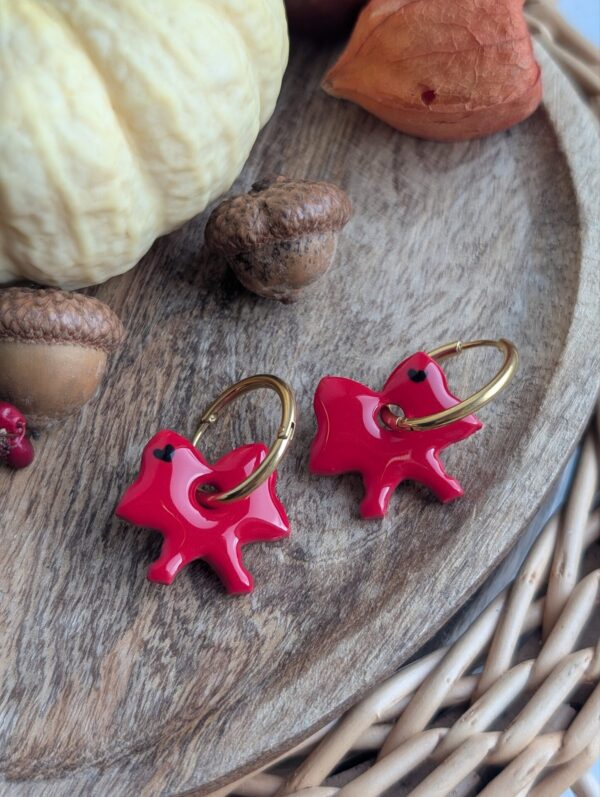 Boucles d'oreilles interchangeables Coiffe alsacienne