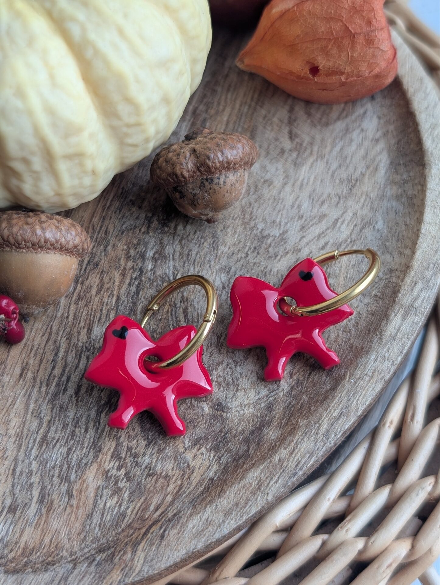 Boucles d'oreilles interchangeables Coiffe alsacienne