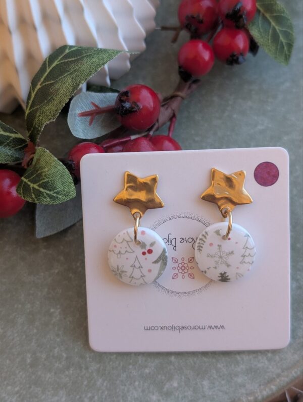 Boucles d'oreilles Noël