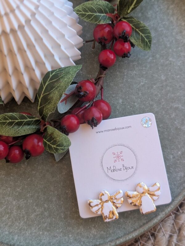 Boucles d'oreilles Souffle d'angepetite puce