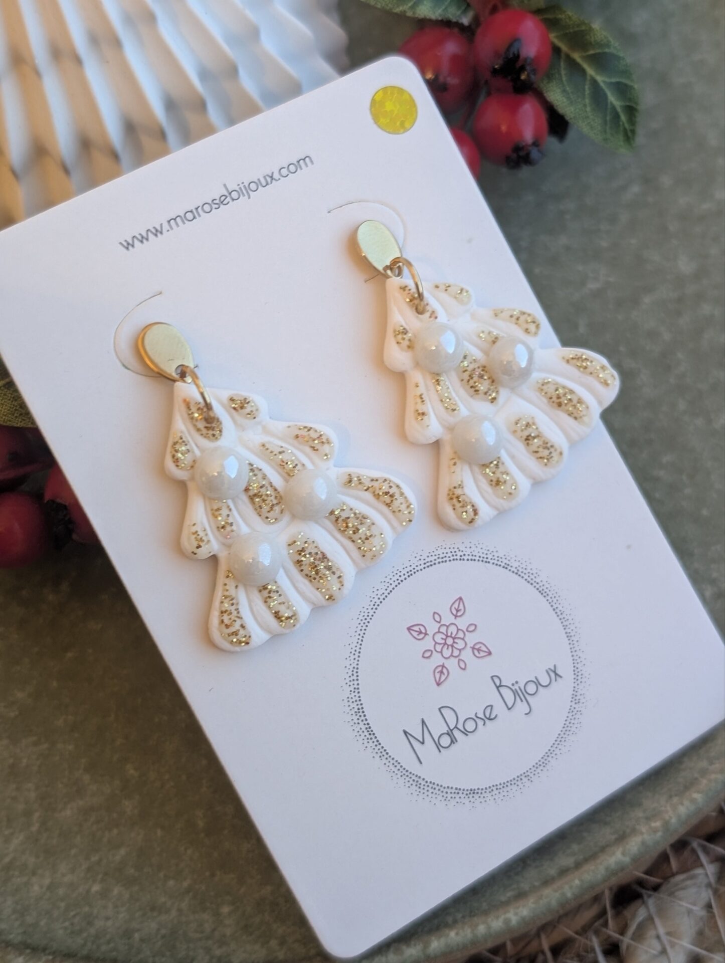 Boucles d'oreilles Sapin