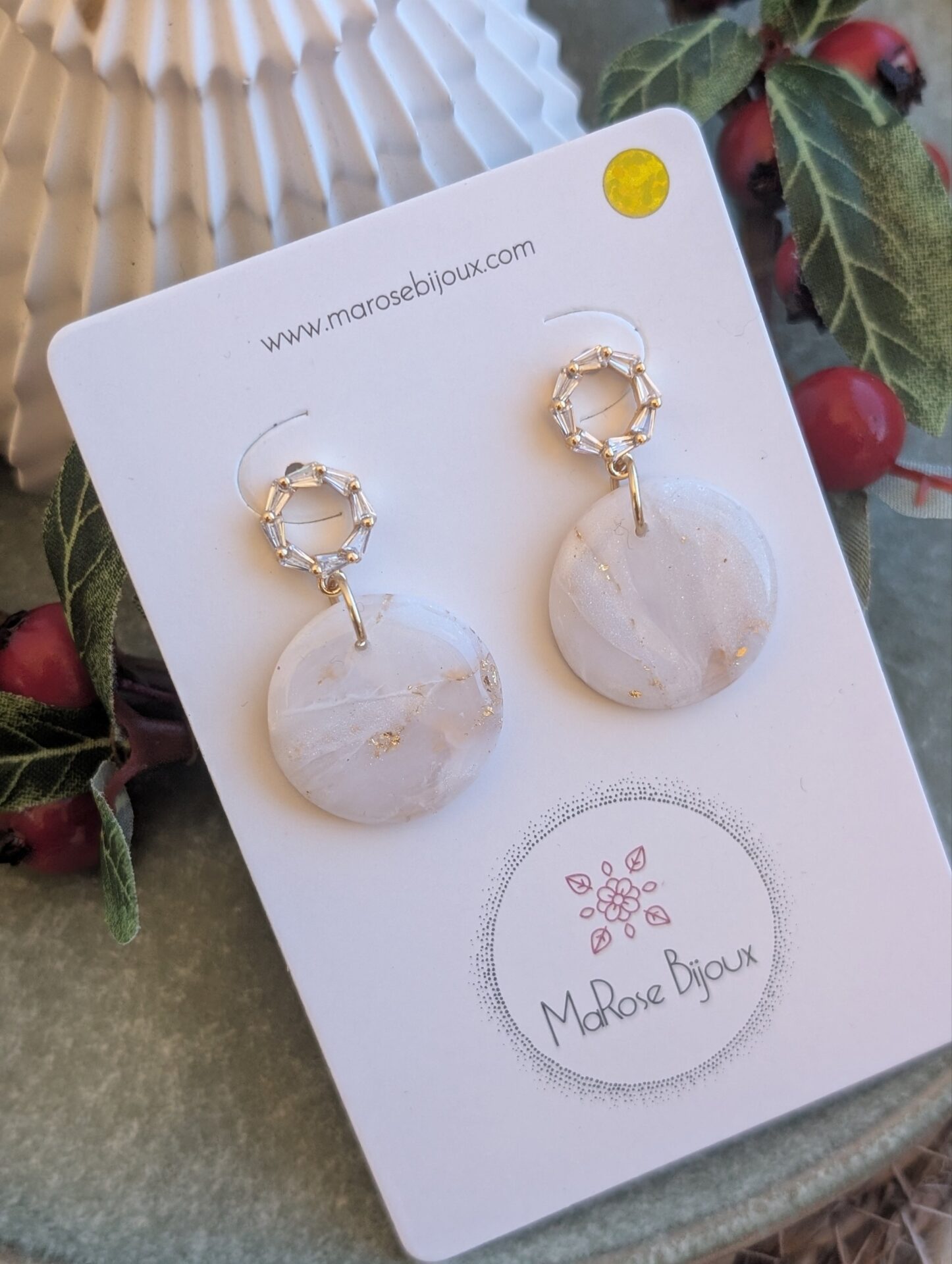 Boucles d'oreilles Noël