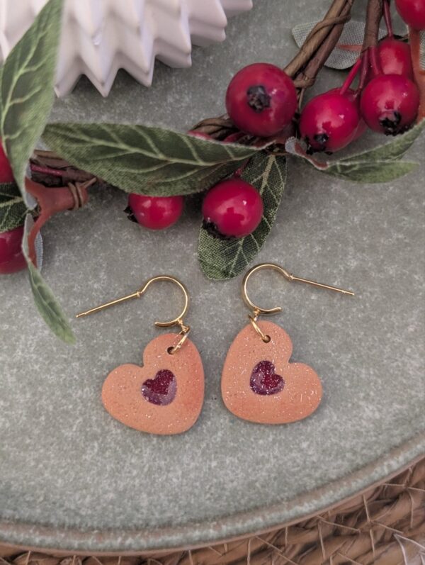 Boucles d'oreilles Bredele alsacien