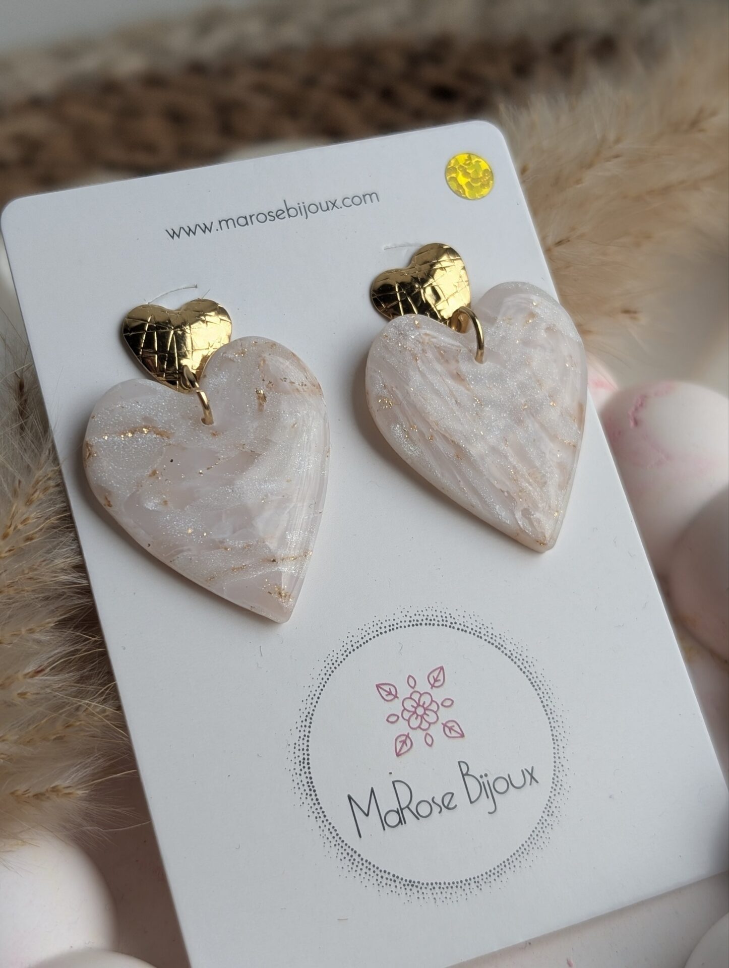 Boucles d'oreilles Pure