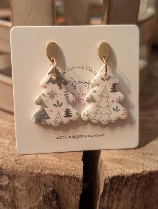 Boucles d'oreilles Petit sapin