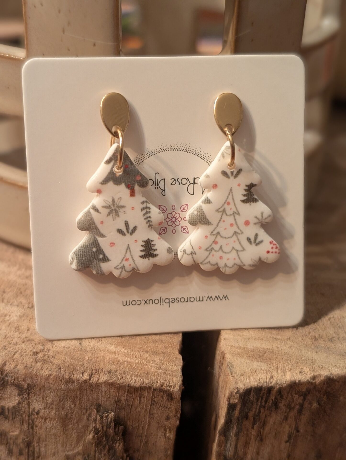 Boucles d'oreilles Petit sapin
