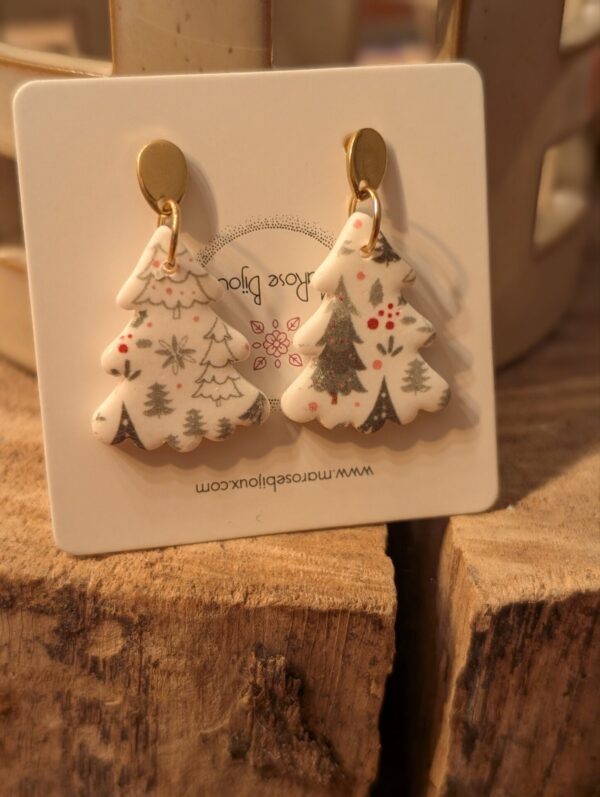Boucles d'oreilles Petit sapin