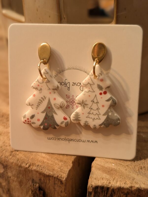 Boucles d'oreilles Petit sapin