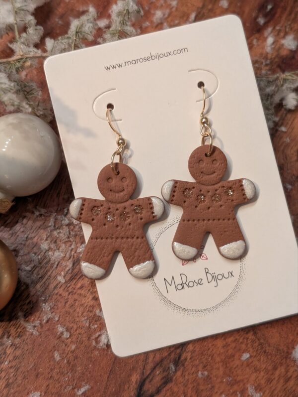Boucles d'oreilles Petit biscuit