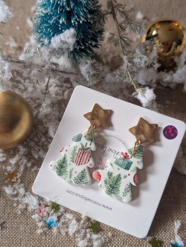 Boucles d'oreilles Petit sapin