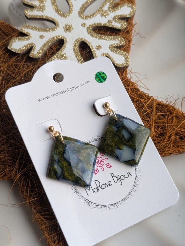 Boucles d'oreilles Sous bois