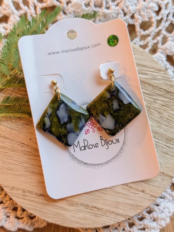 Boucles d'oreilles Sous bois