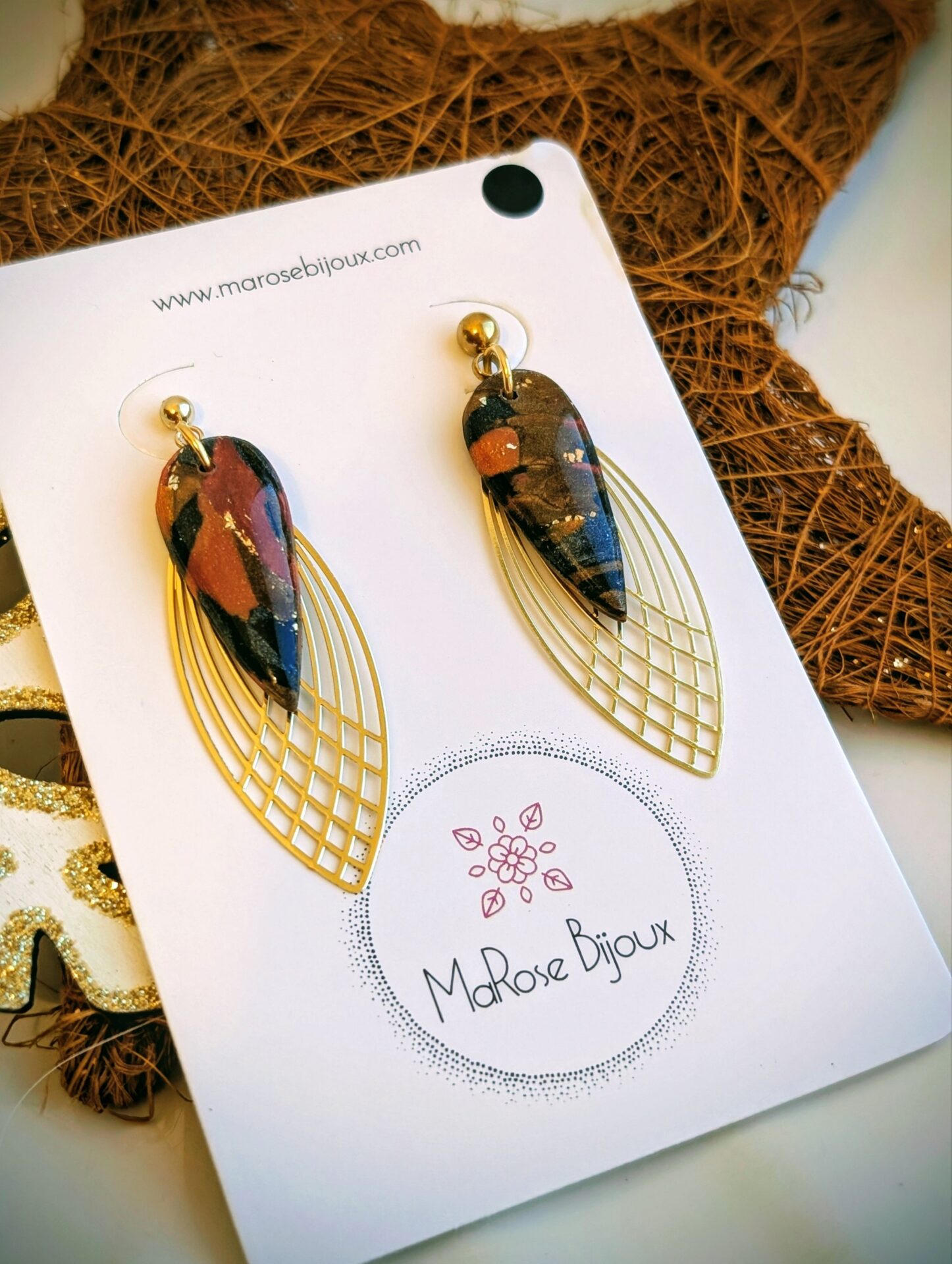 Boucles d'oreilles Terra bohème