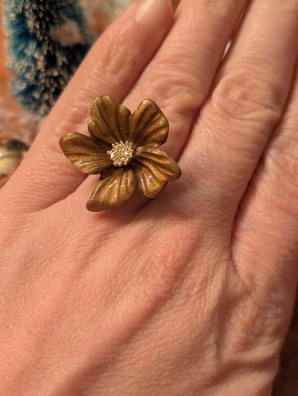 Bague fleur