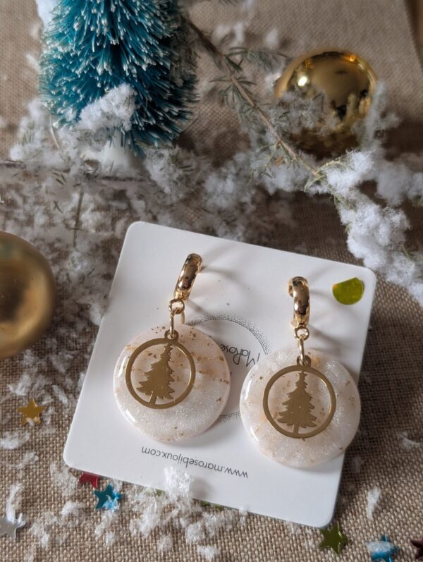 Boucles d'oreilles Sapin