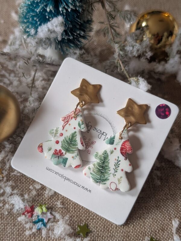 Boucles d'oreilles Petit sapin