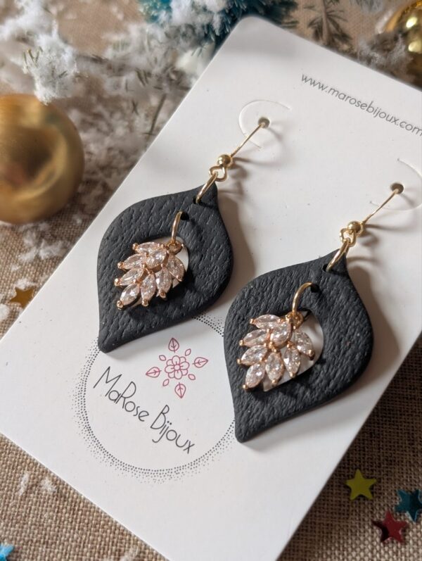 Boucles d'oreilles Larme de givre