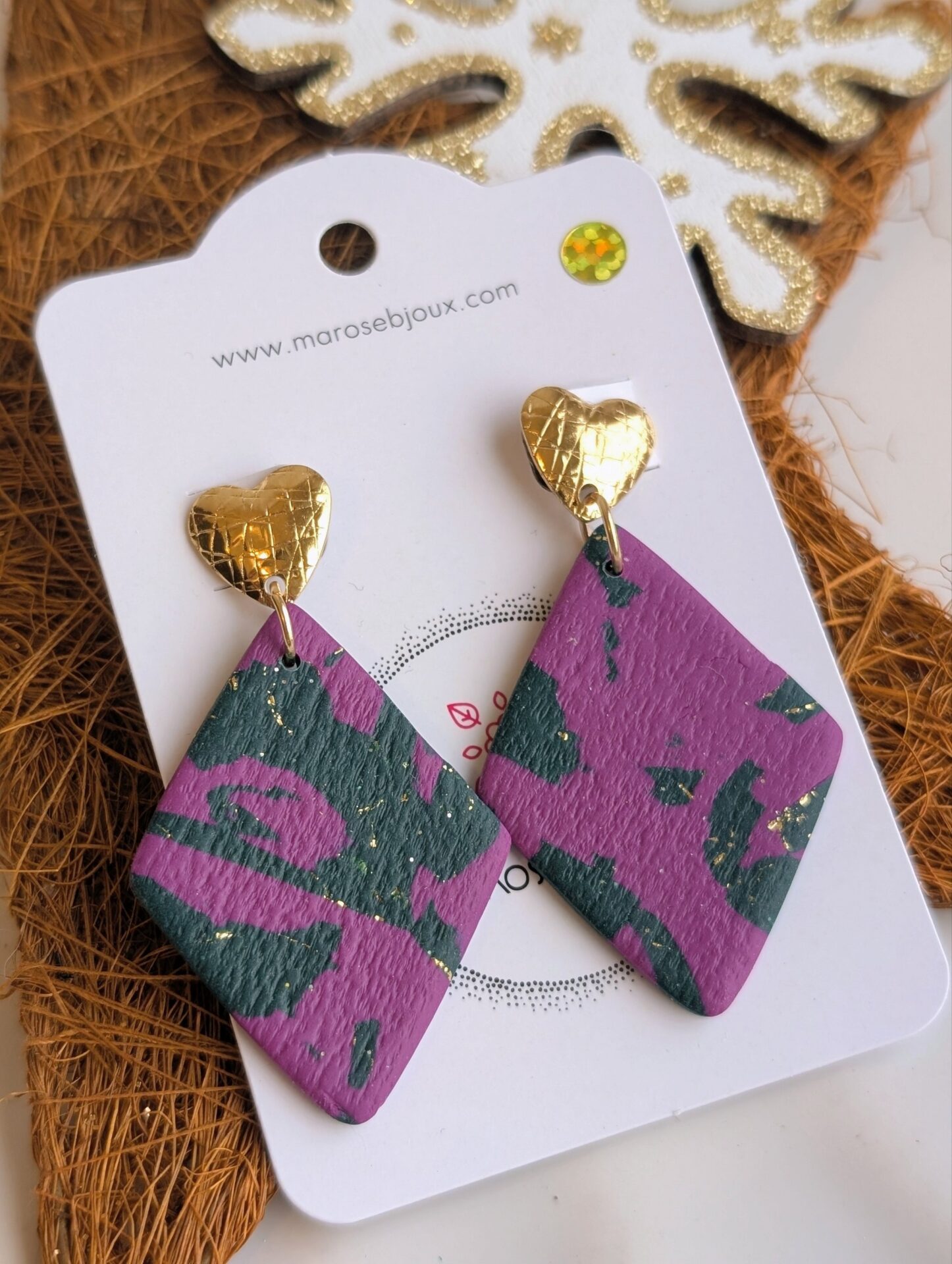 Boucles d'oreilles Upside down