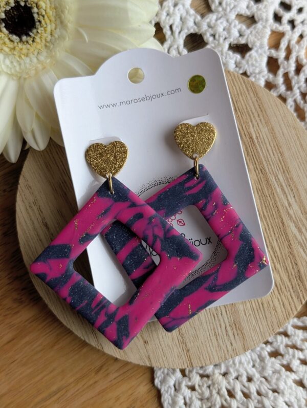 Boucles d'oreilles Upside down