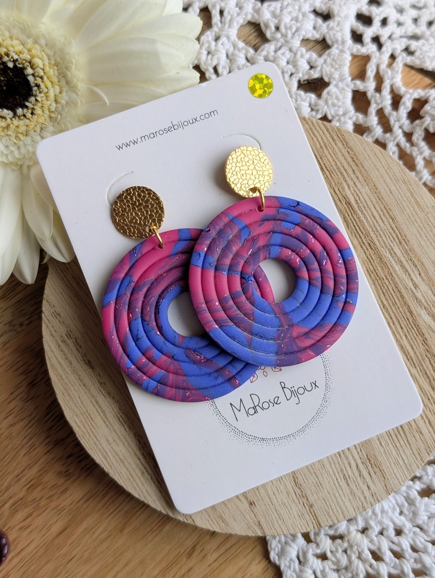 Boucles d'oreilles Upside down