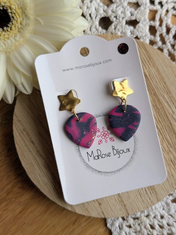 Boucles d'oreilles Upside down