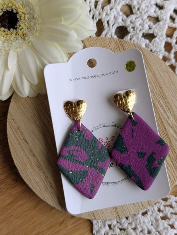 Boucles d'oreilles Upside down