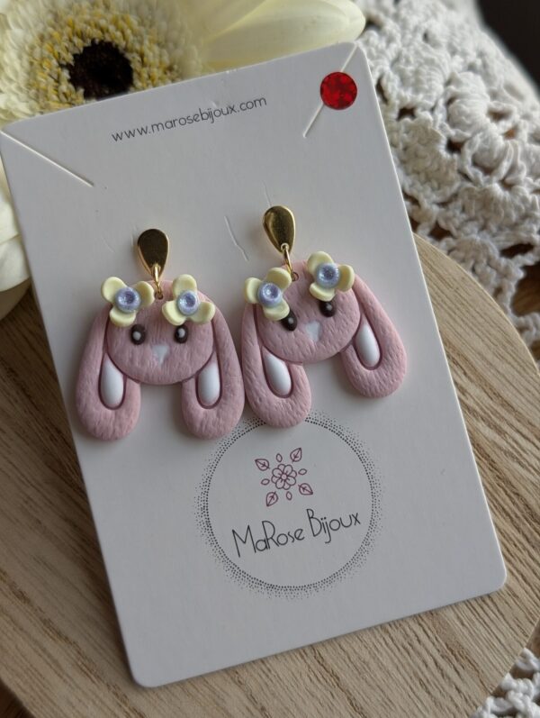 Boucles d'oreilles Lapin