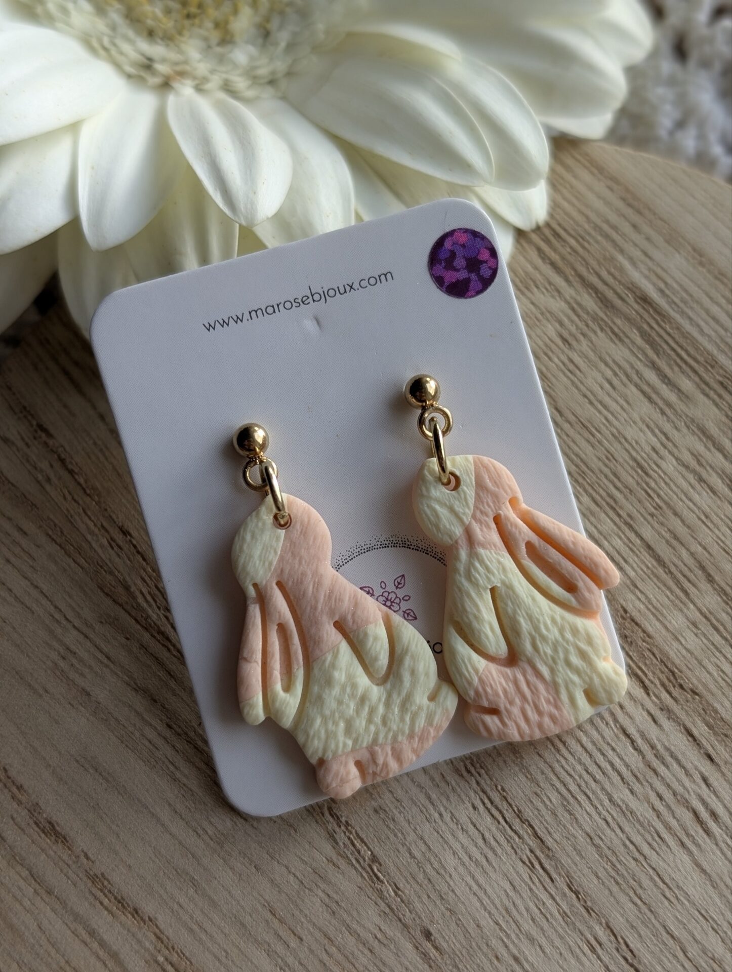 Boucles d'oreilles Lapins