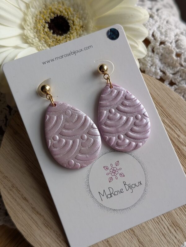 Boucles d'oreilles Oeuf de Pâques