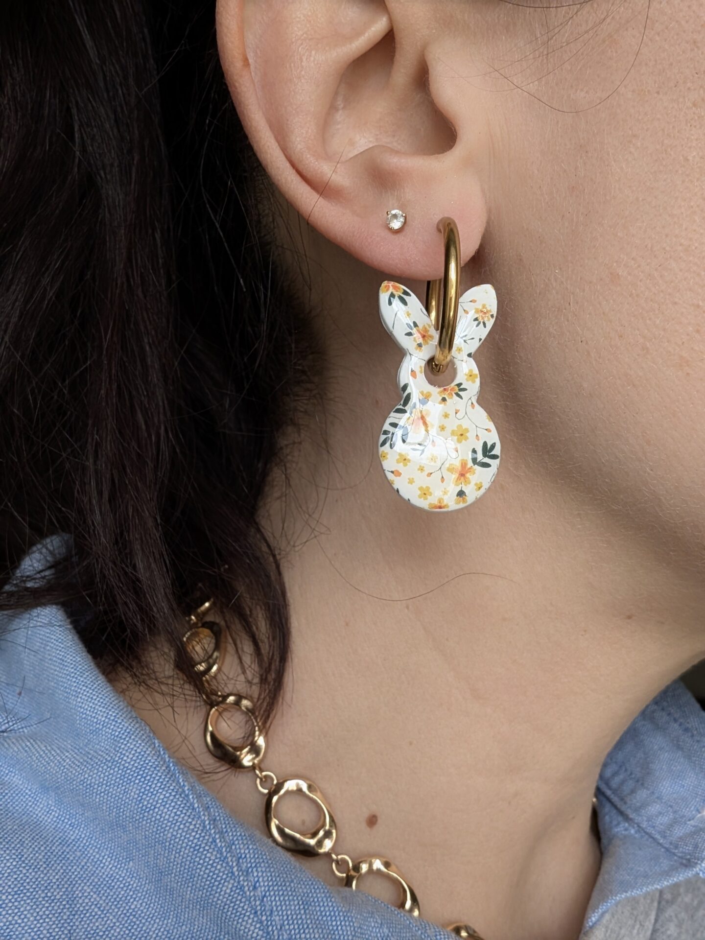 Pampille Lapin fleuri – Image 2