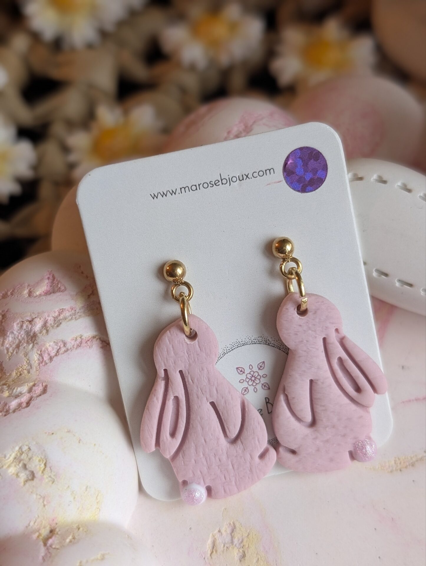 Boucles d'oreilles Lapins