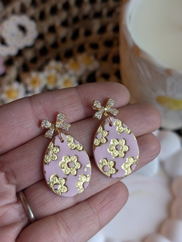 Boucles d'oreilles Oeuf de Pâques