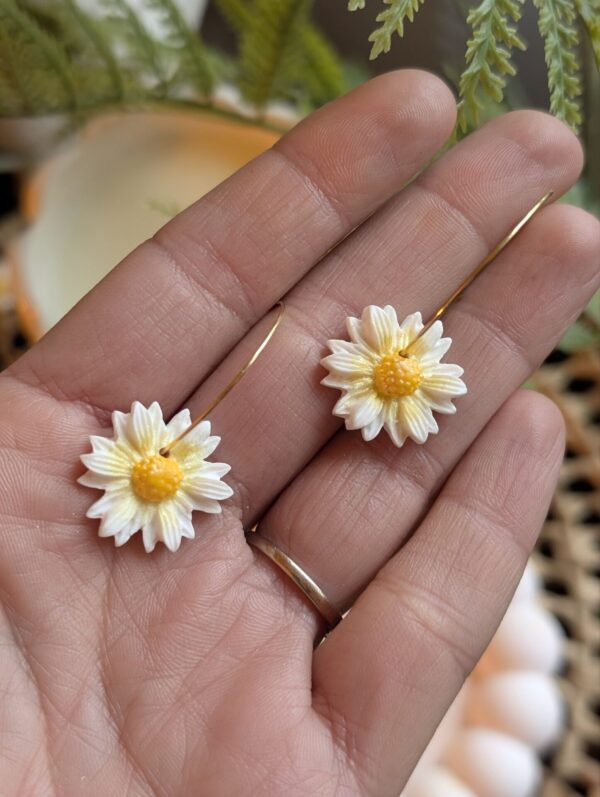 Boucles d'oreilles Pâquerettes